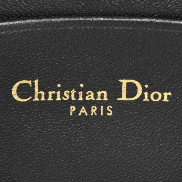 CHRISTIAN DIOR Black Leather Shoulder Bag - Picture 9 of 10